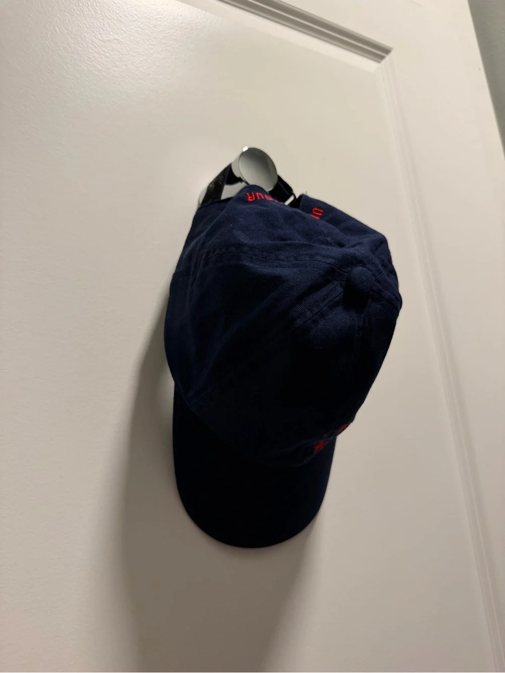 Under Armour Kids Navy Blue Baseball Cap with Red & Light Blue Stars